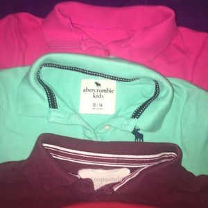Six Polos Size 12-14/S